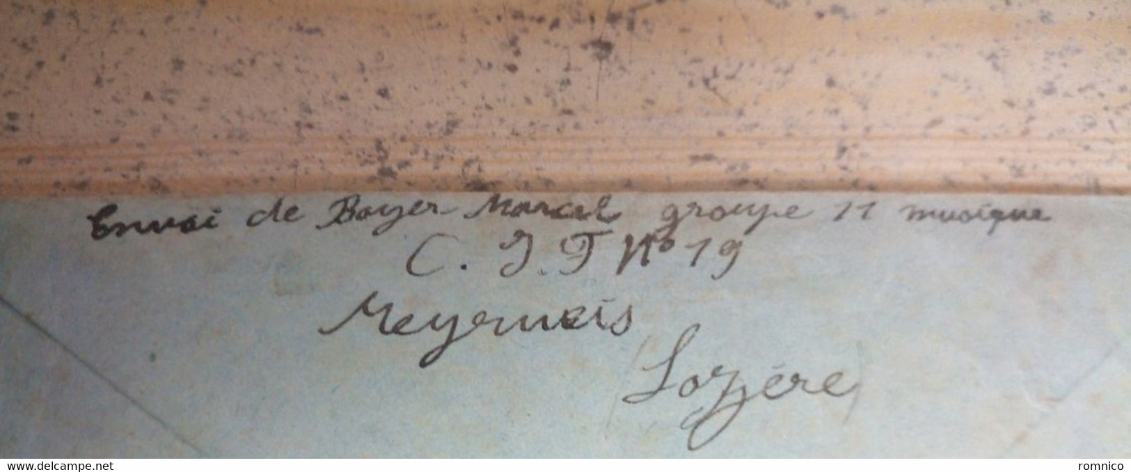 Lettre Chantier De Jeunesse Meyrueis - Militaria