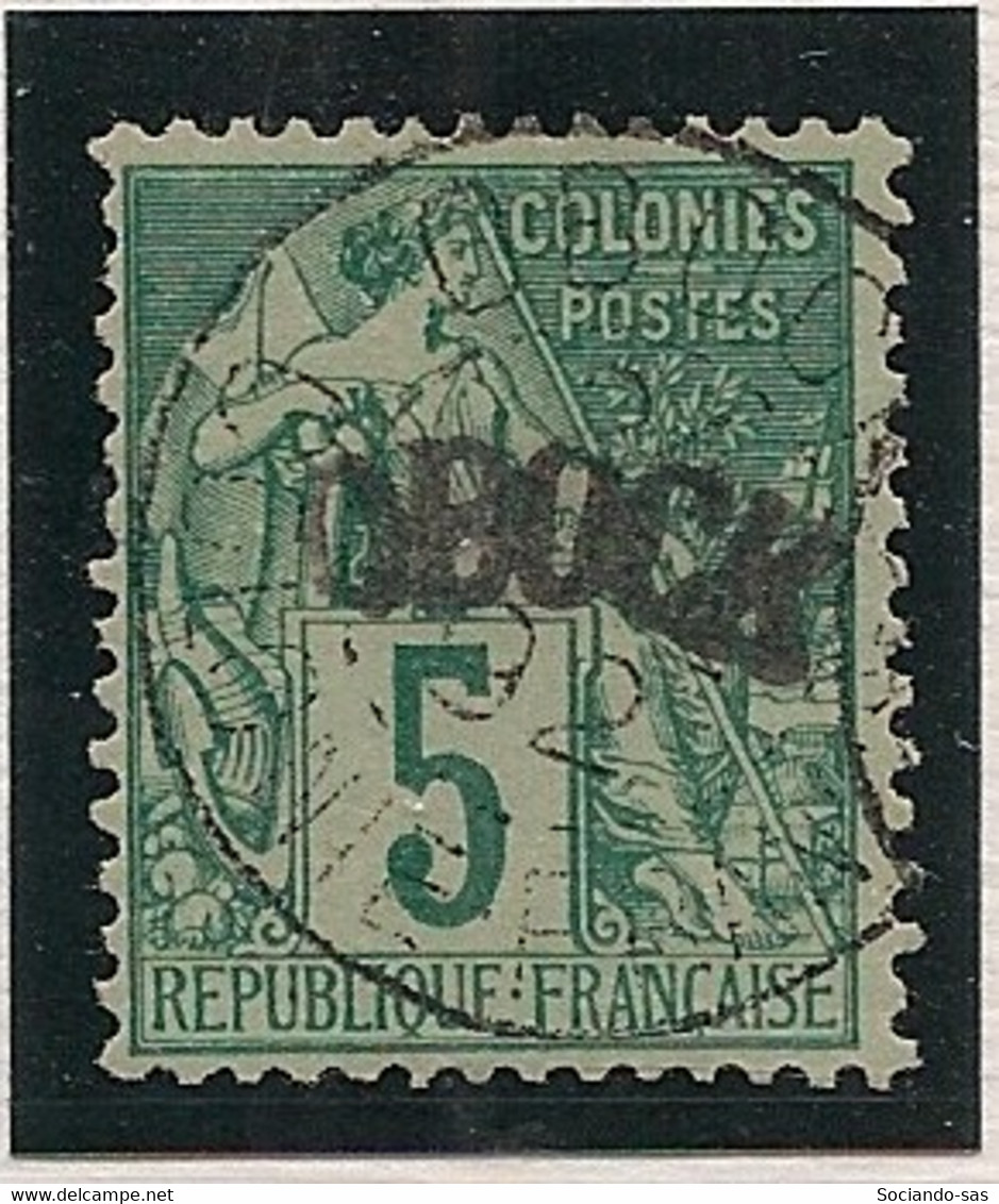 OBOCK - 1892 - N°Yv. 4 - Alphée Dubois 5c Vert - Oblitéré / Used - Usati