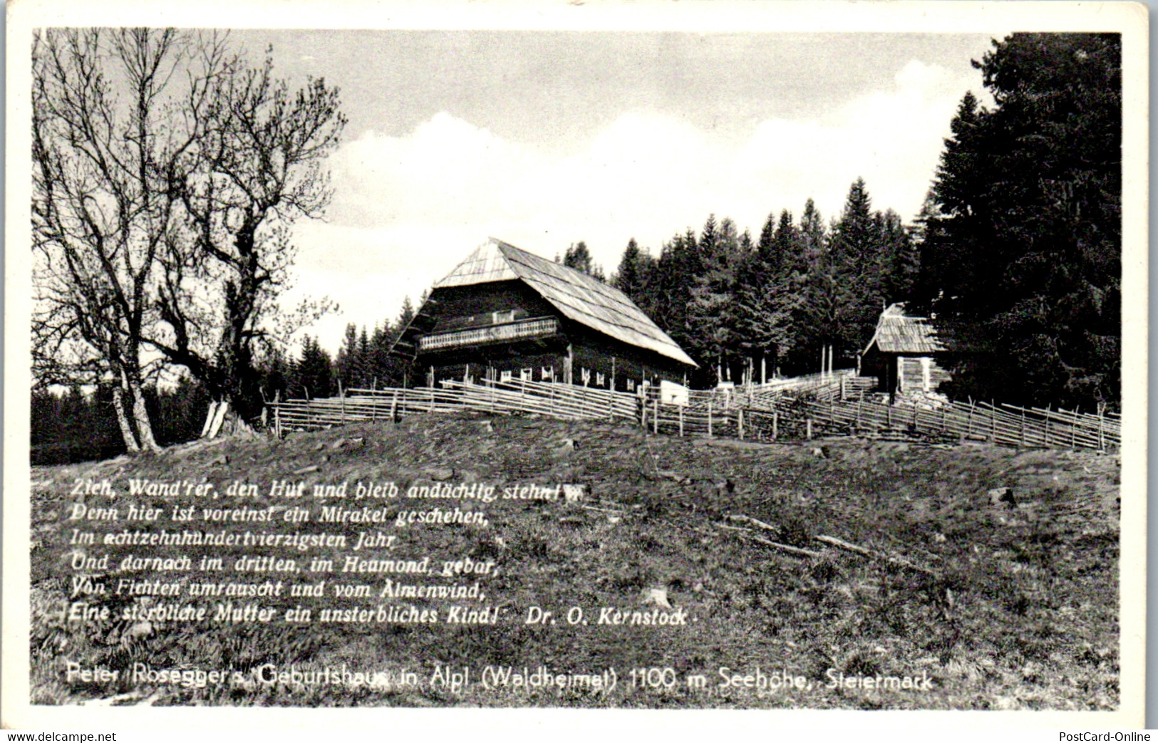 21367 - Steiermark - Krieglach , Rosegger Geburtshaus In Alpl , Waldheimat - Krieglach