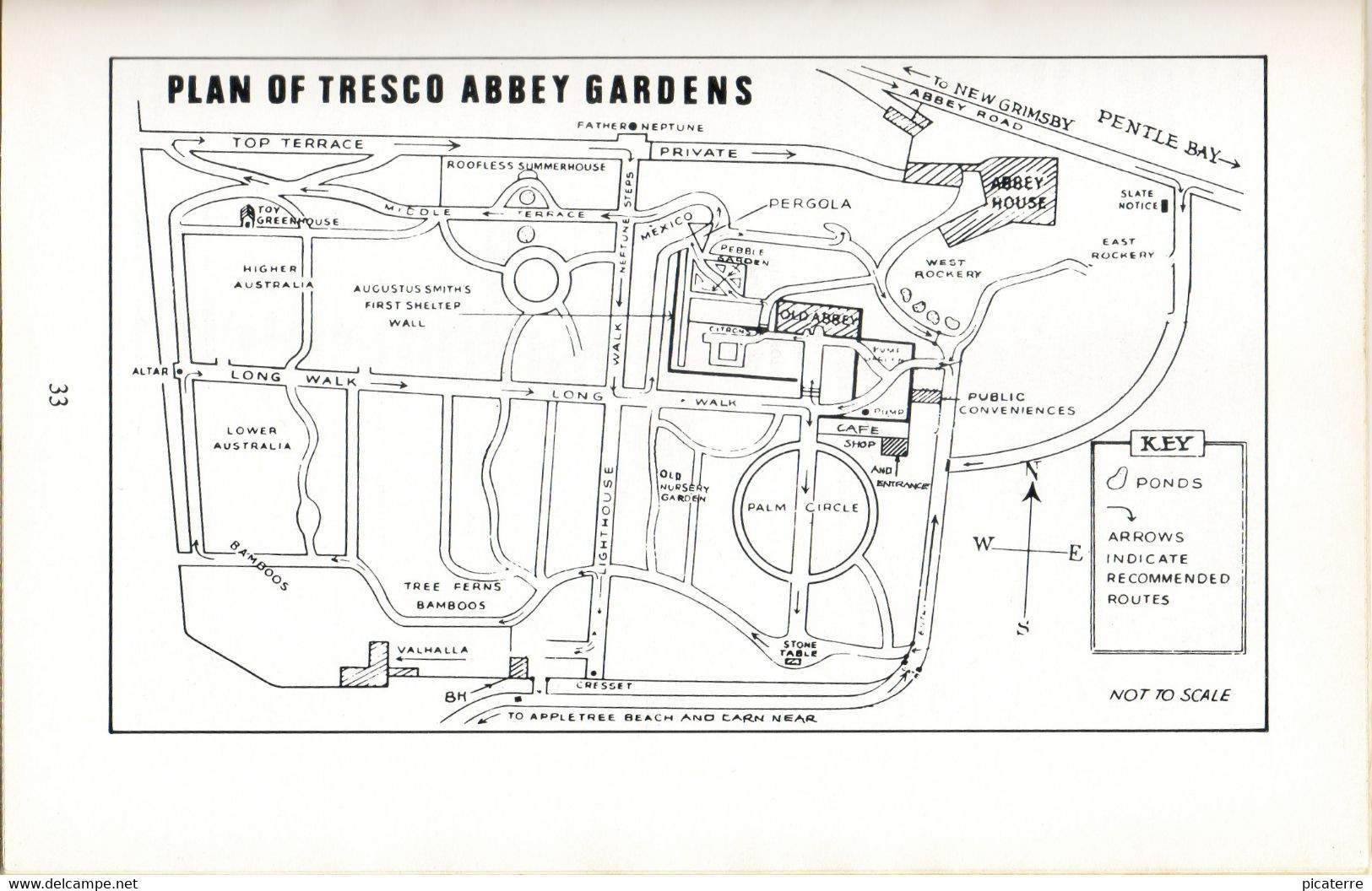 POST FREE UK - ISLES OF SCILLY-Guidebook-large folding map + Maps of other islands + illus/adverts.-72 p-see 10 scans