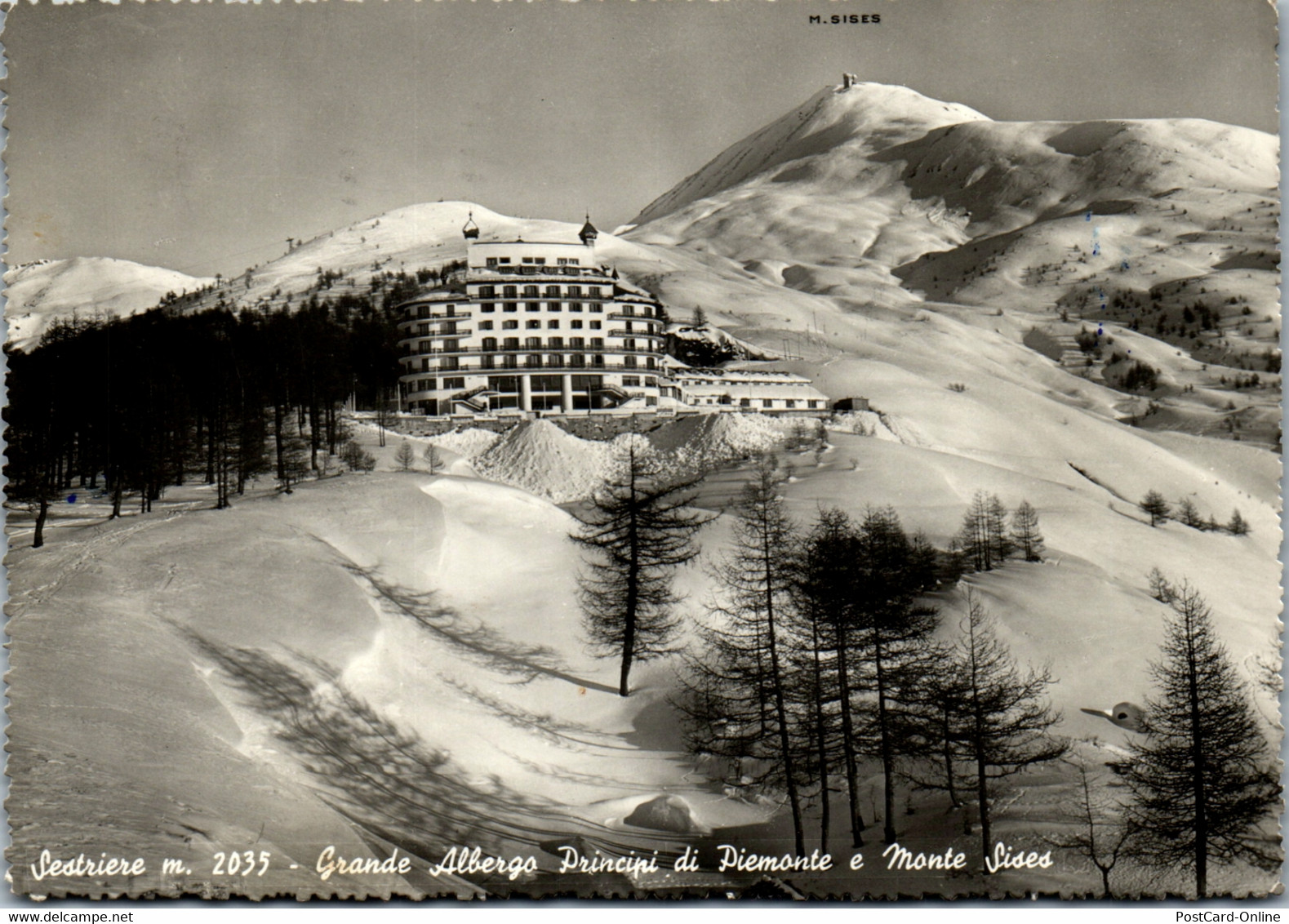 21492 - Italien - Sestriere , Grande Albergo Principi Di Piemonte E Monte Sises - Bar, Alberghi & Ristoranti