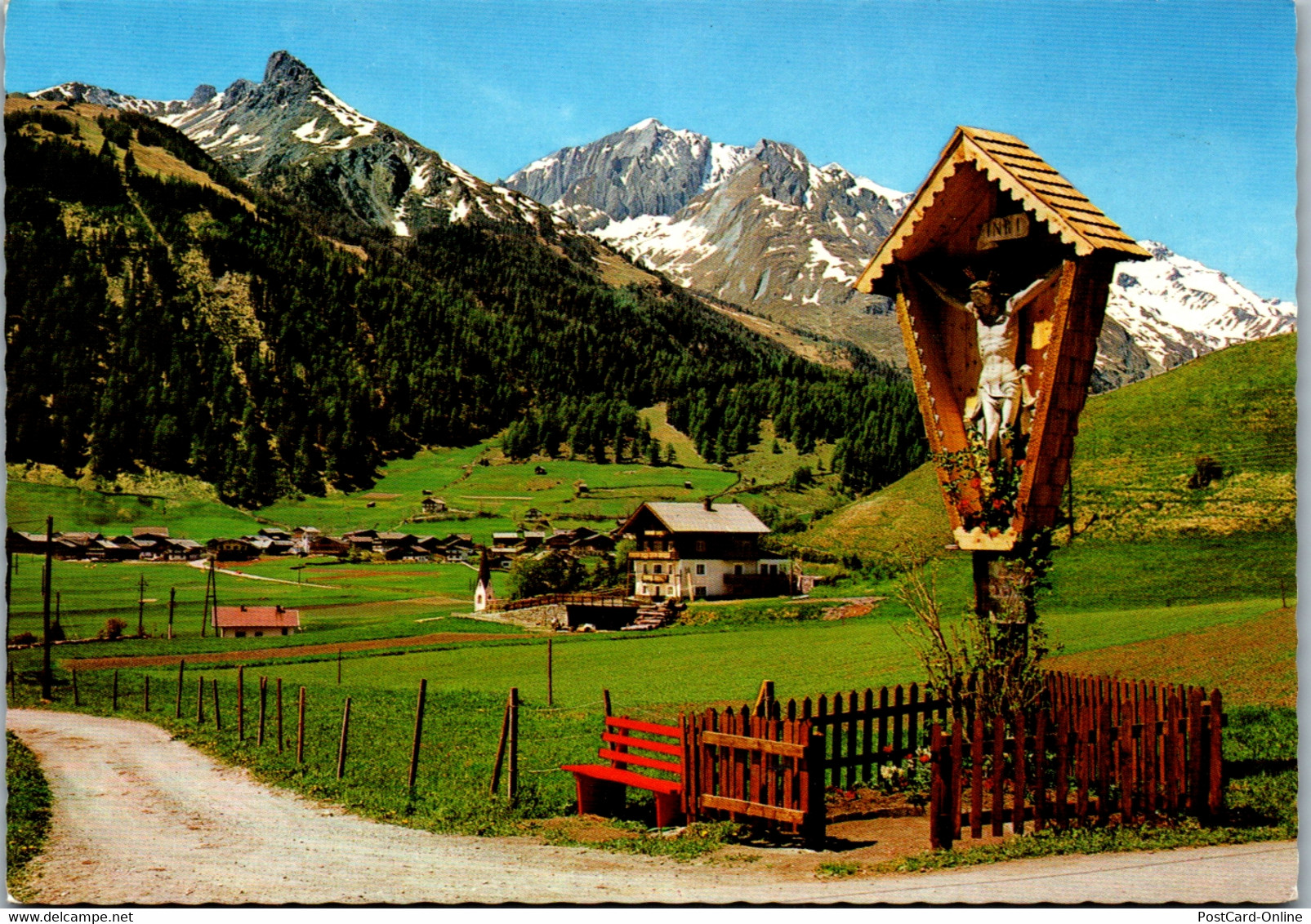 21558 - Tirol - Kals , Blau Spitze , Kendl Spitze , Marterl - Kals