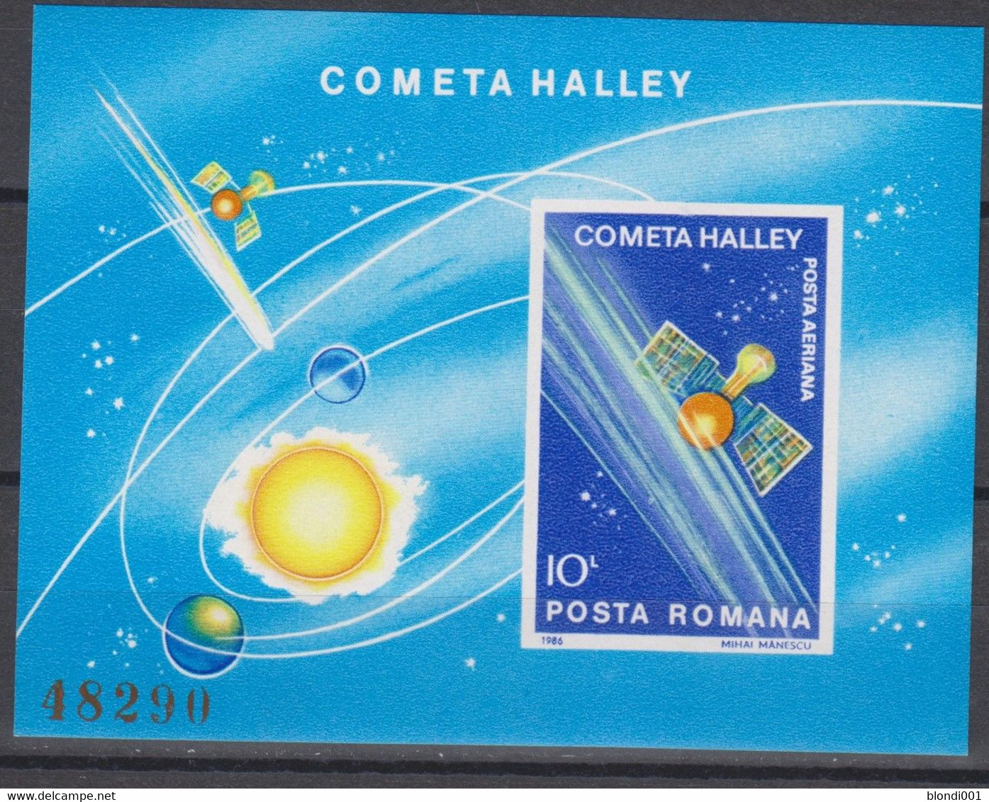 SPACE - Halley - ROMANA - S/S Imp. MNH - Collections