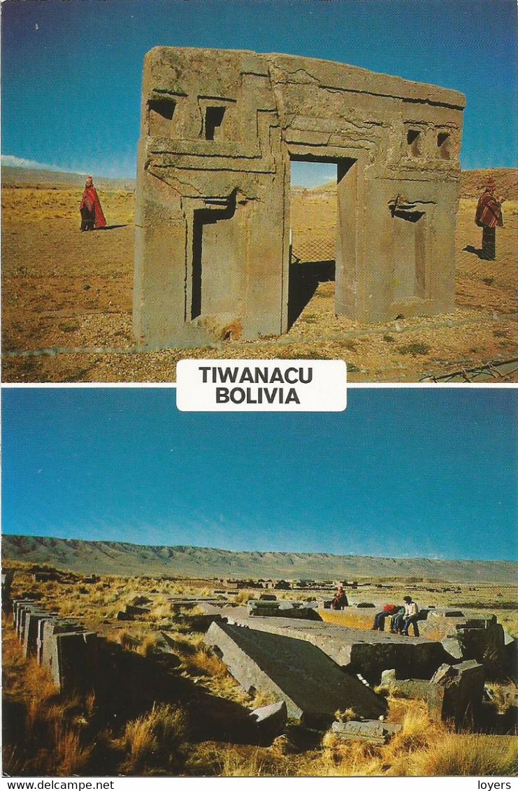 TIWANACU  -  BOLIVIA  .  (scan Verso) - Bolivië