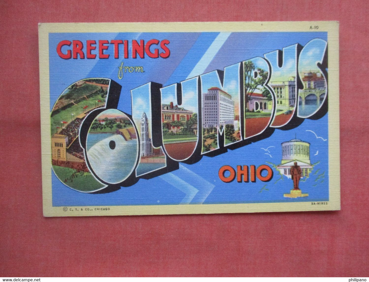 Greetings  Columbus - Ohio        Ref  5315 - Columbus