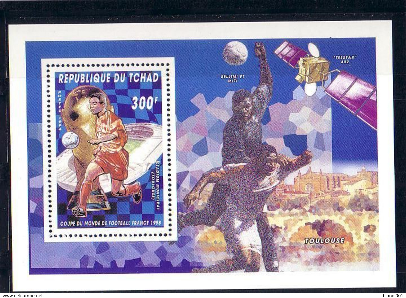 SPACE - Soccer World Cup 1998 - CHAD- S/S MNH - Sammlungen