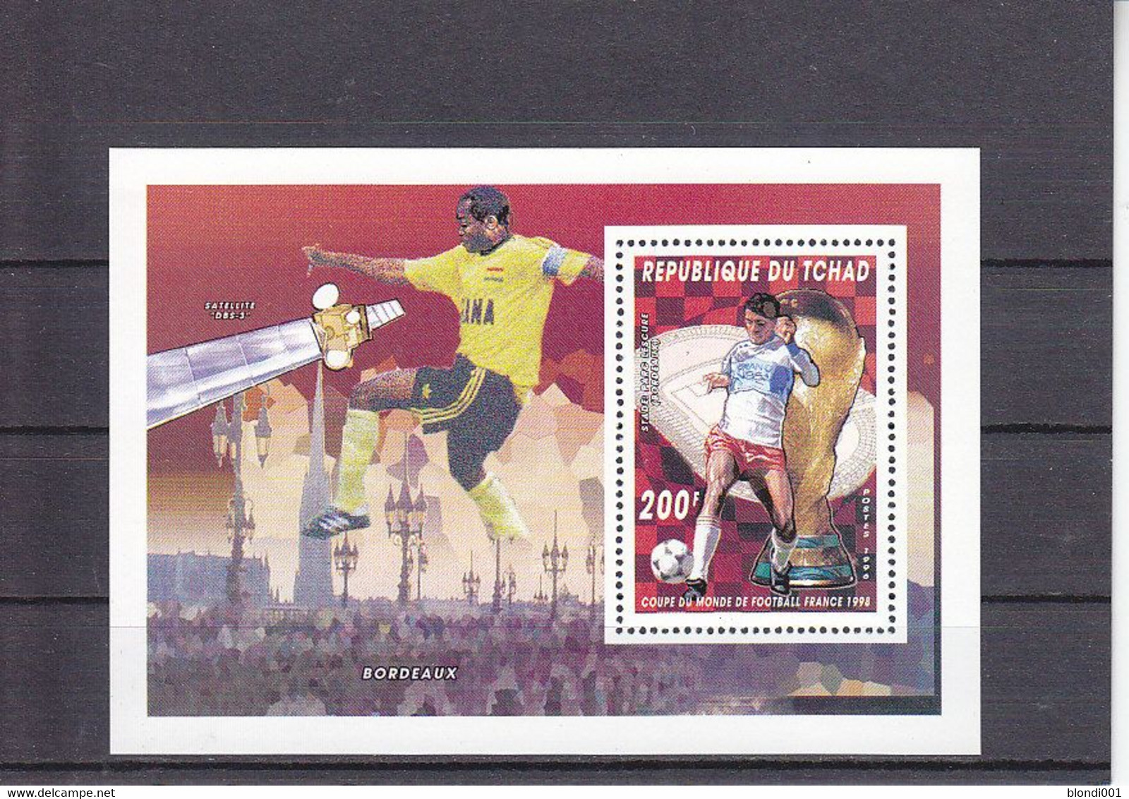 SPACE - Soccer World Cup 1998 - CHAD- S/S MNH - Sammlungen