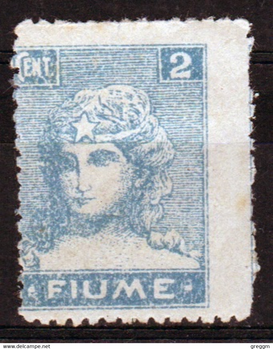 Fiume (Italy) 1919 Two Cent Stamp In Mounted Mint.  I Believe This Is Catalogue Number 32. - Occ. Yougoslave: Fiume