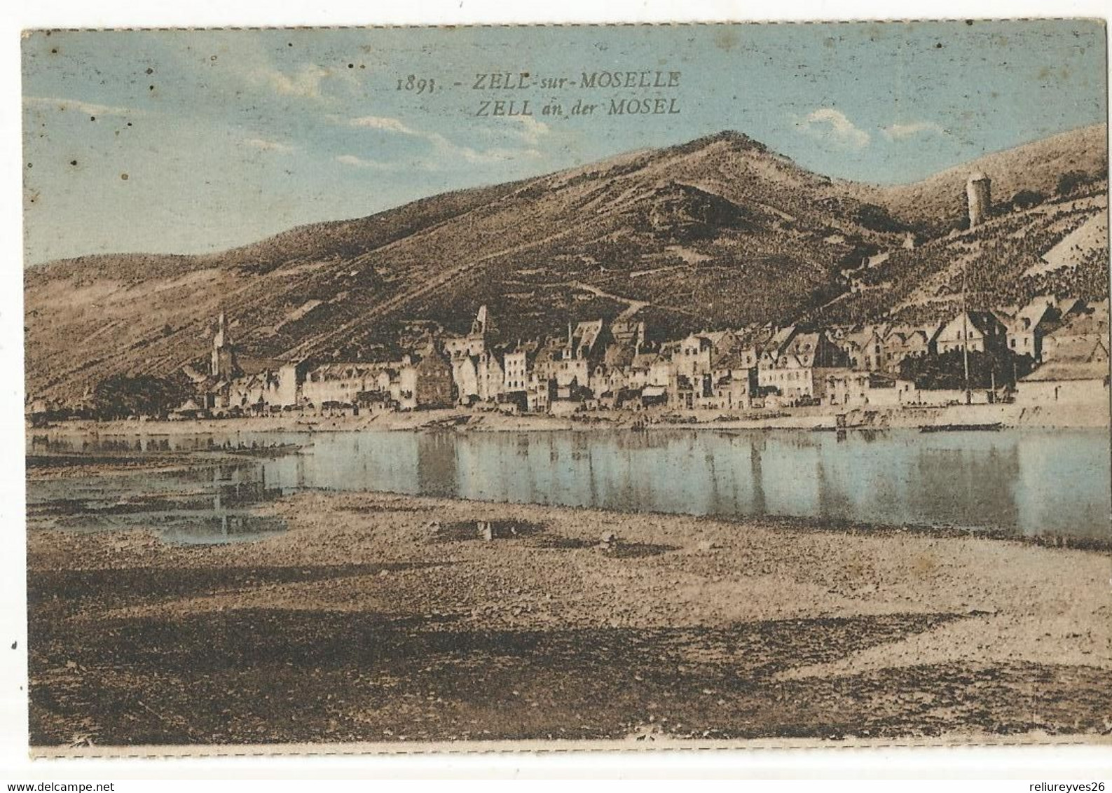 CPA ,Allemagne ,N°1391, Zell Sur Moselle ,Ed. 1929 - Zell