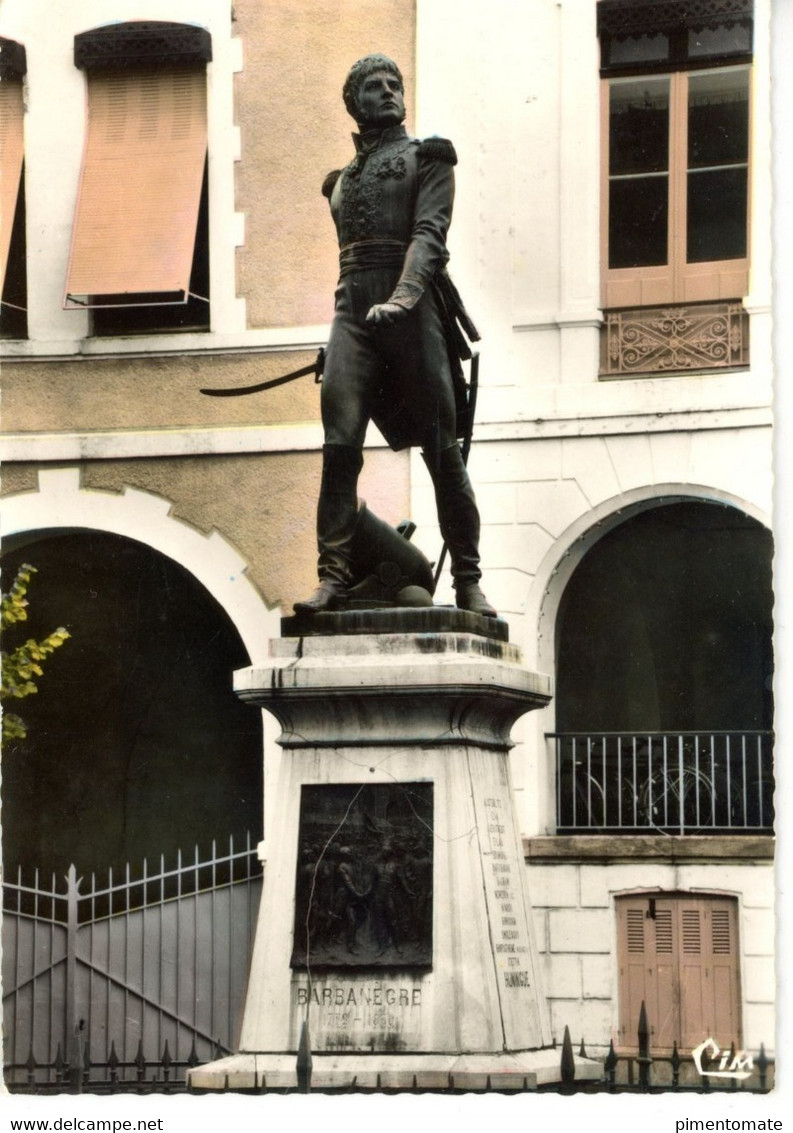 PONTACQ MONUMENT DU GENERAL BARBANEGRE 1975 - Pontacq