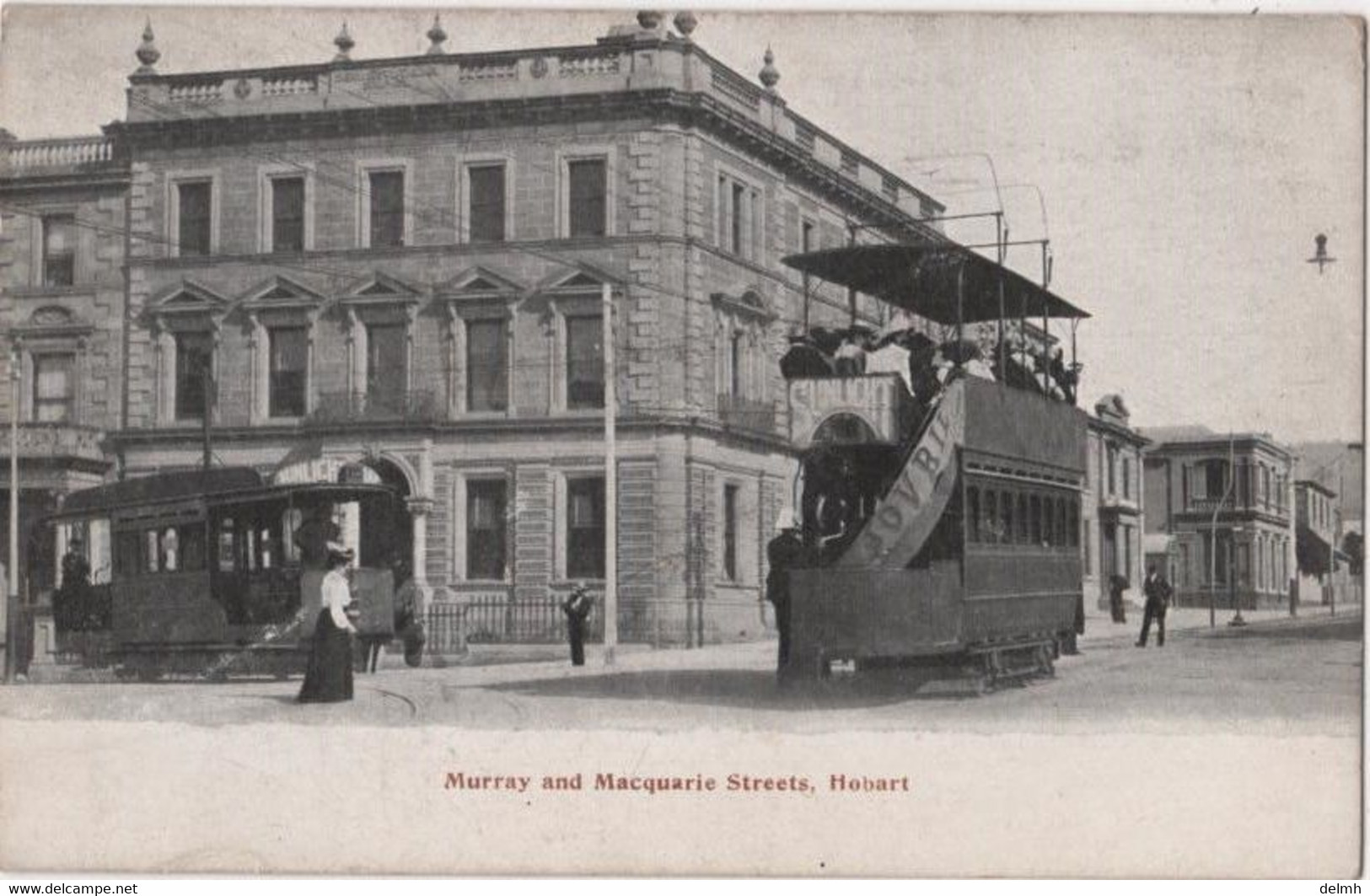 AUSTRALIA HOBART TASMANIA MURRAY AND MACQUARIE STREETS TRAMWAYS - Hobart