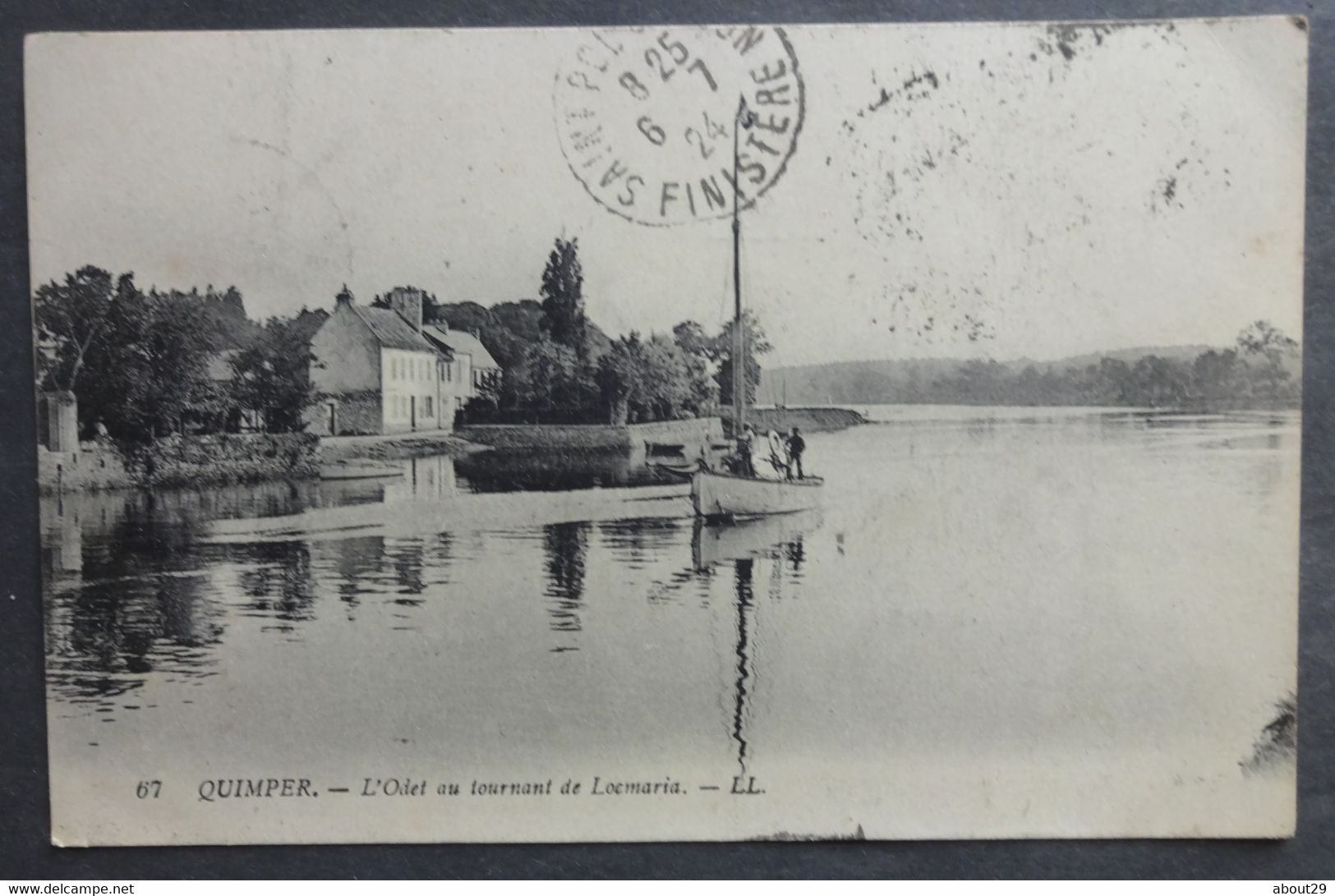 CPA 29 QUIMPER - L'Odet Au Tournant De Locmaria - Edit. LL 67 - Réf. I 222 - Quimper