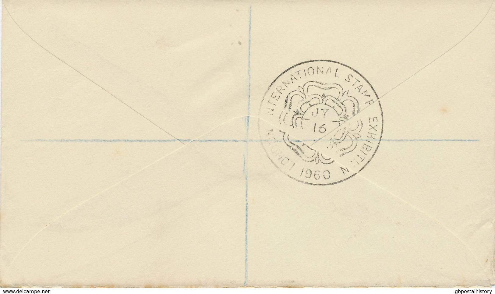 GB 1960 General Letter Office R-cover London International Stamp Exhibition 1960GB 1960 General Letter Office R-cover Lo - Brieven En Documenten