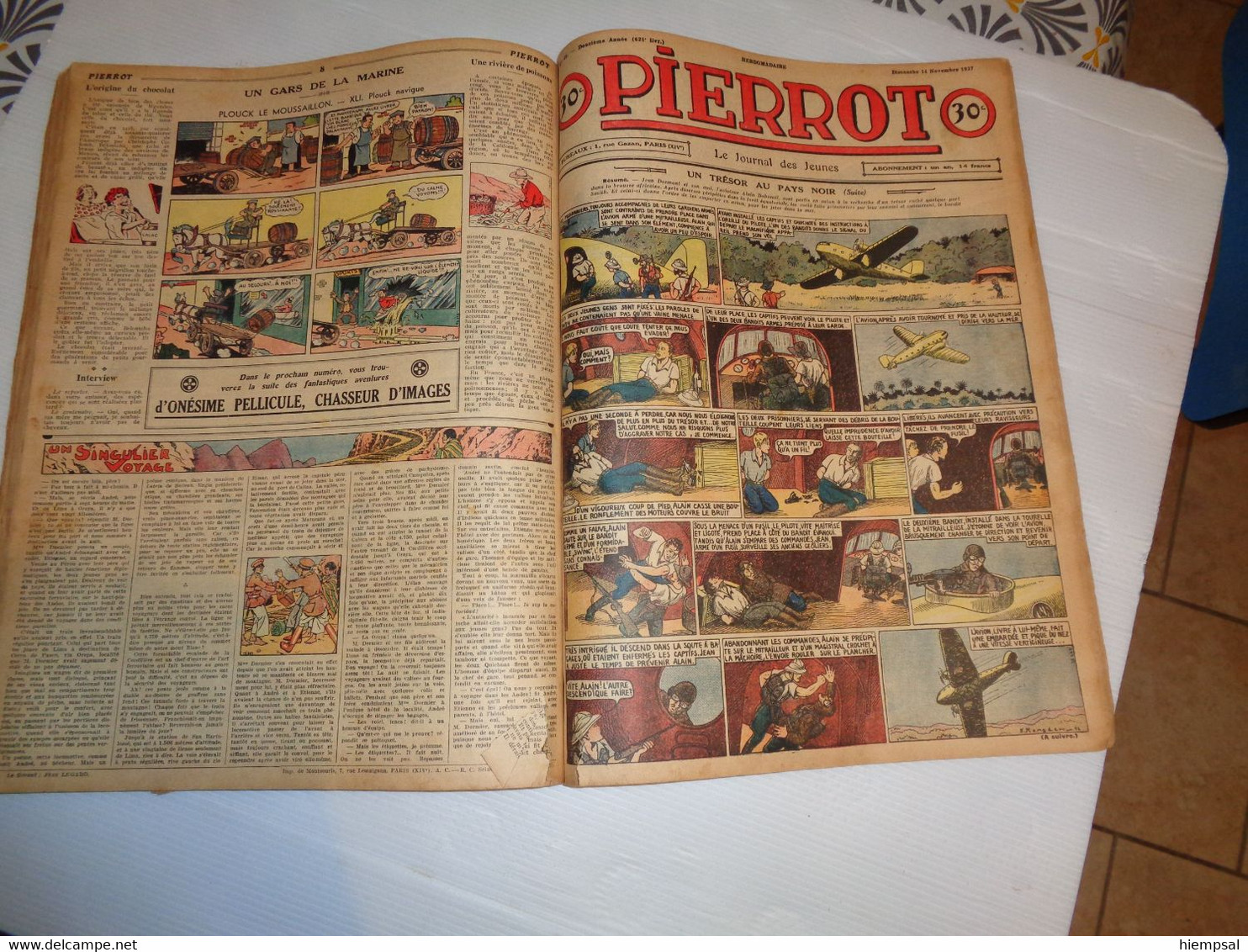 Pierrot Le Journal Des Jeunes 4 Juillet 1937 N°27 A  N°51  = 25 Numeros - Wholesale, Bulk Lots