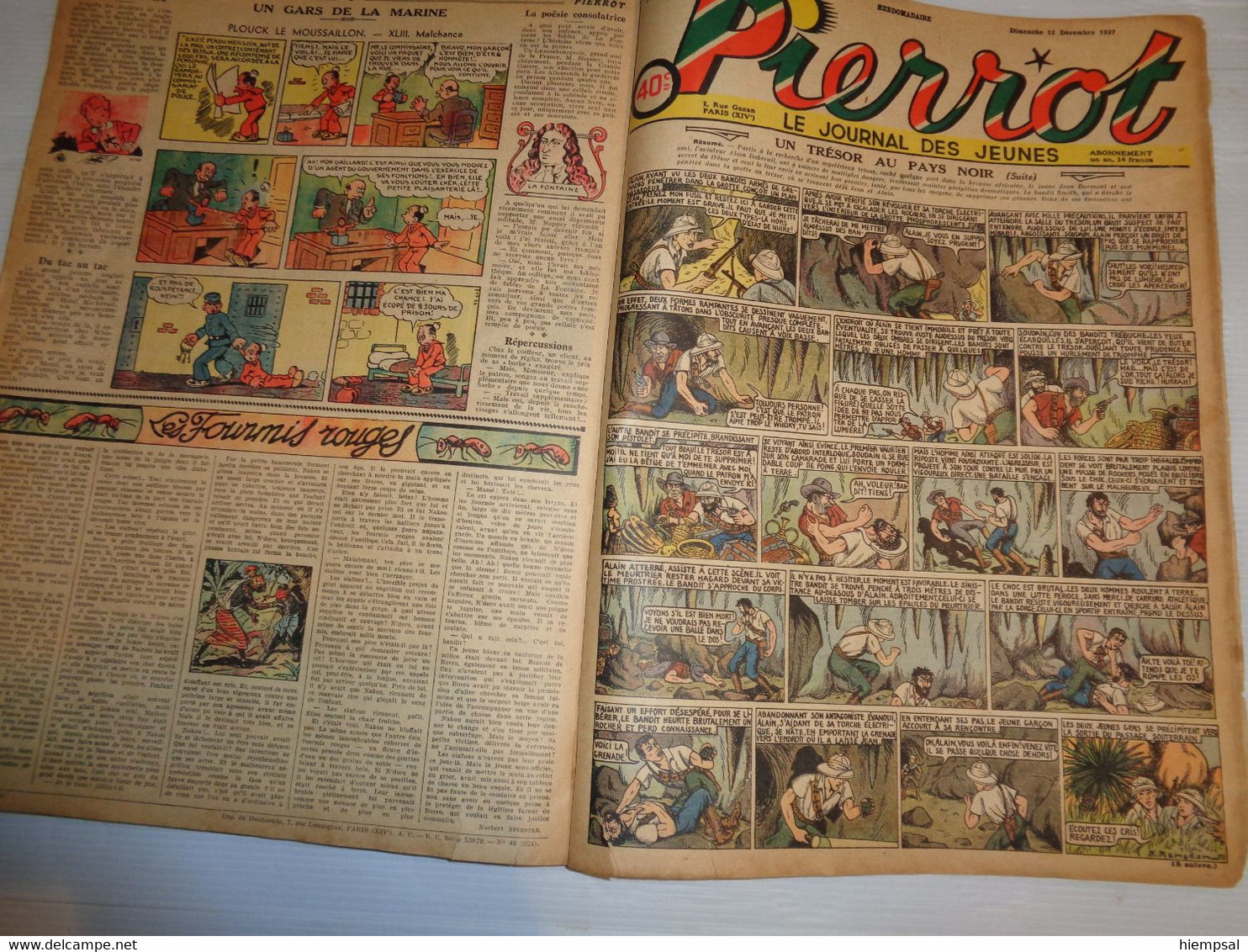 Pierrot Le Journal Des Jeunes 4 Juillet 1937 N°27 A  N°51  = 25 Numeros - Wholesale, Bulk Lots