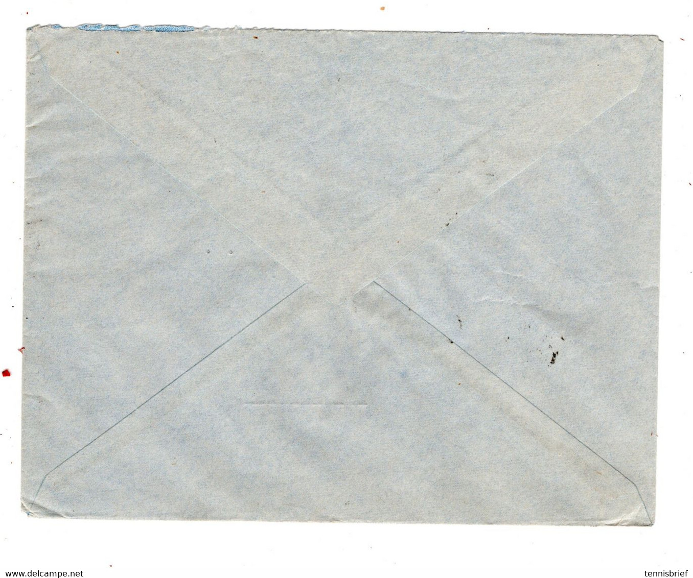 Algerie ,1946 , Perfore " AKN "en 2 Fr. Surchargee , 2 Timbres, Lettre Avion, Perfin Firmenlochung  #1596 - Storia Postale
