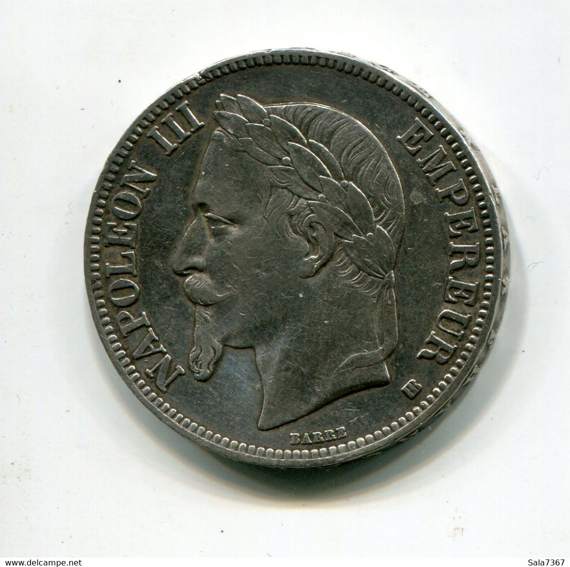 Napoléon III- 5 Francs 1867 BB - 5 Francs