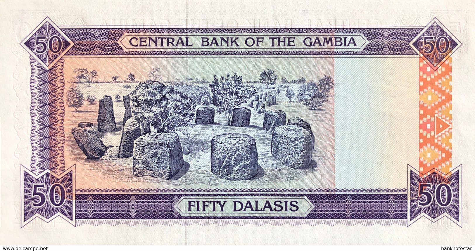 Gambia 50 Dalasis, P-15 (1989) - UNC - Gambia