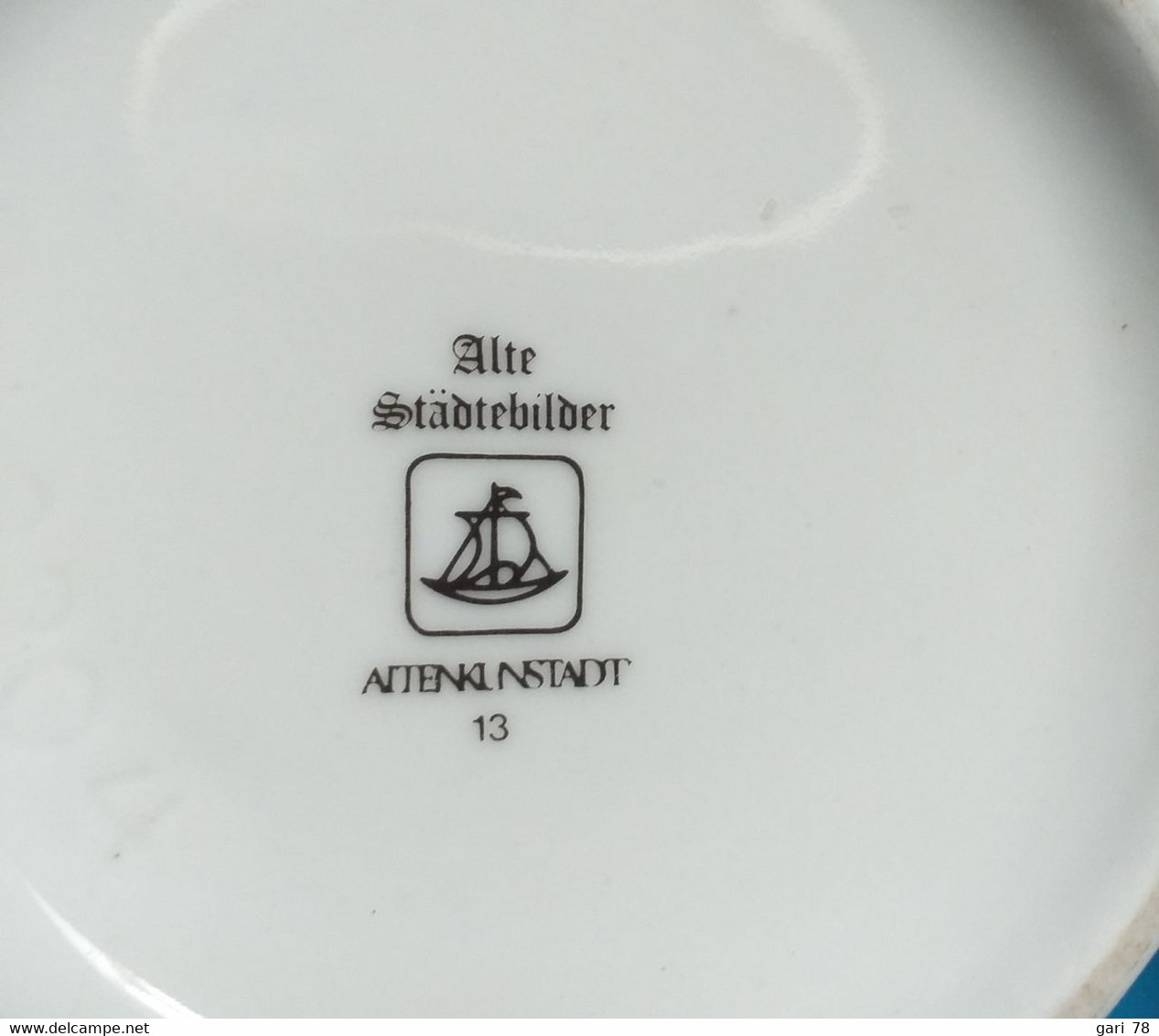Bouteille Porcelaine Alte Stadtebilder Au Motif De La Ville De Recklinghausen - Andere & Zonder Classificatie