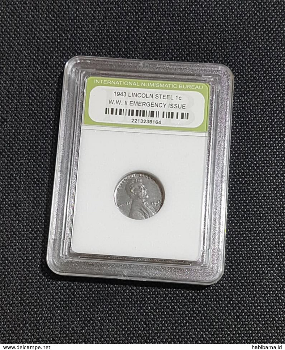 USA *1943 D* Lincoln Steel 1c - Verzamelingen