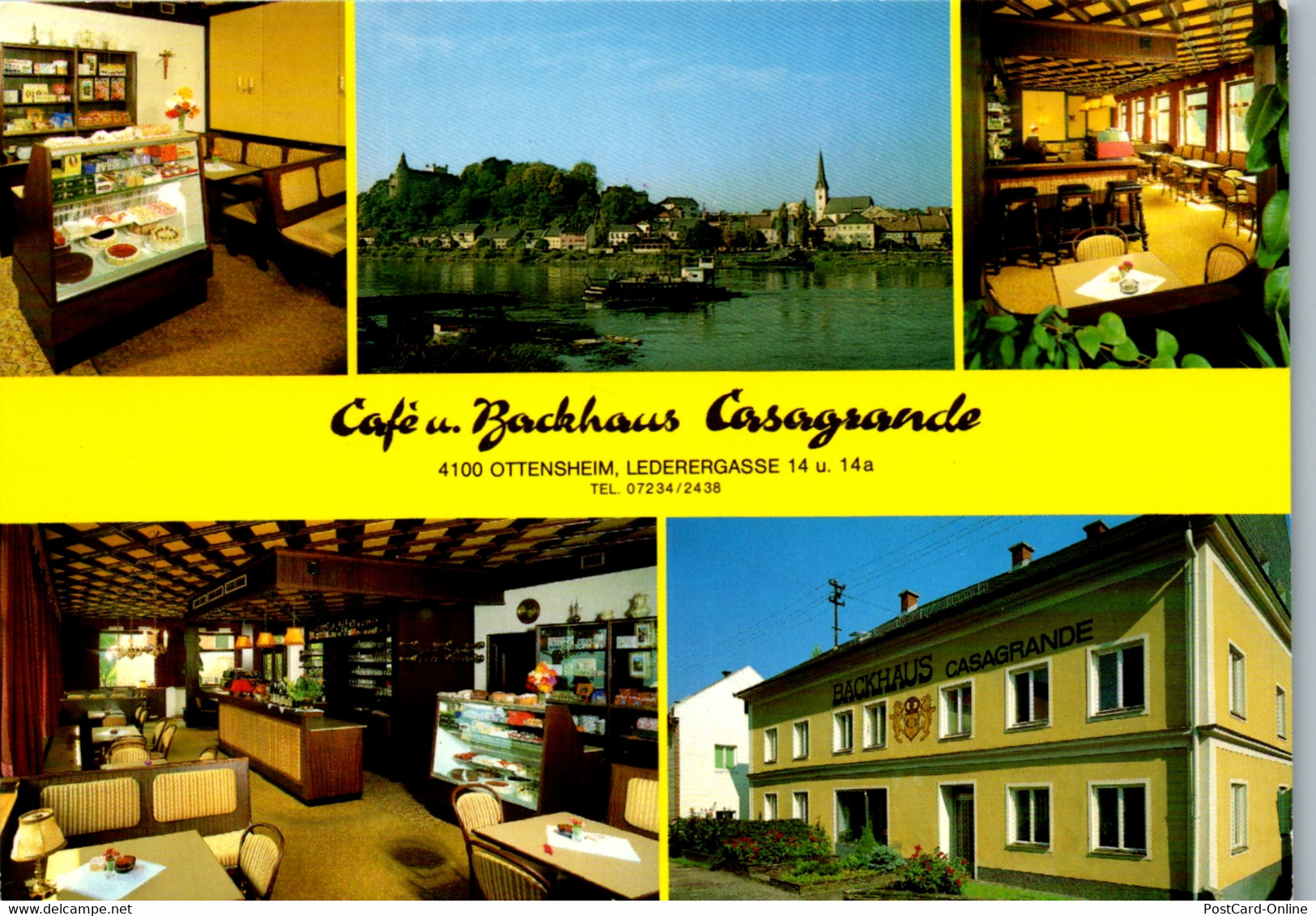 21849 - Oberösterreich - Ottensheim , Cafe U. Backhaus Casagrande - Linz Urfahr
