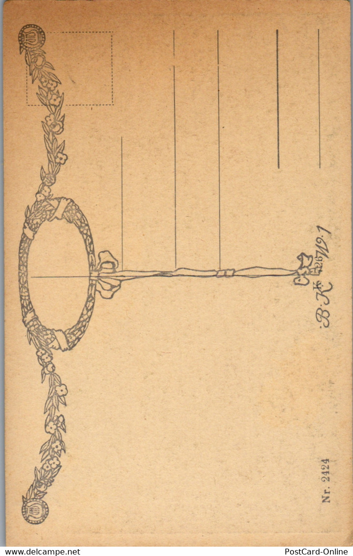 22095 - Künstlerkarte - Freundinnen , Signiert A. Müller - Mueller, August - Munich