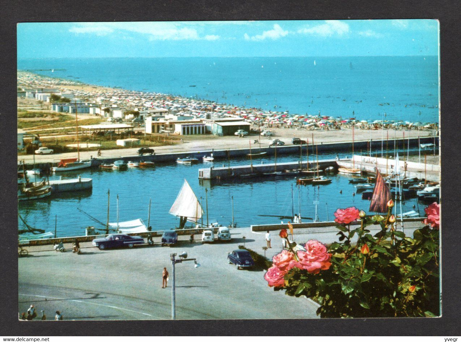 Italie - CERVIA Porto Canale E Spiaggia - Port, Canal Et Plage (Stampato N° CV 5 ) - Ravenna