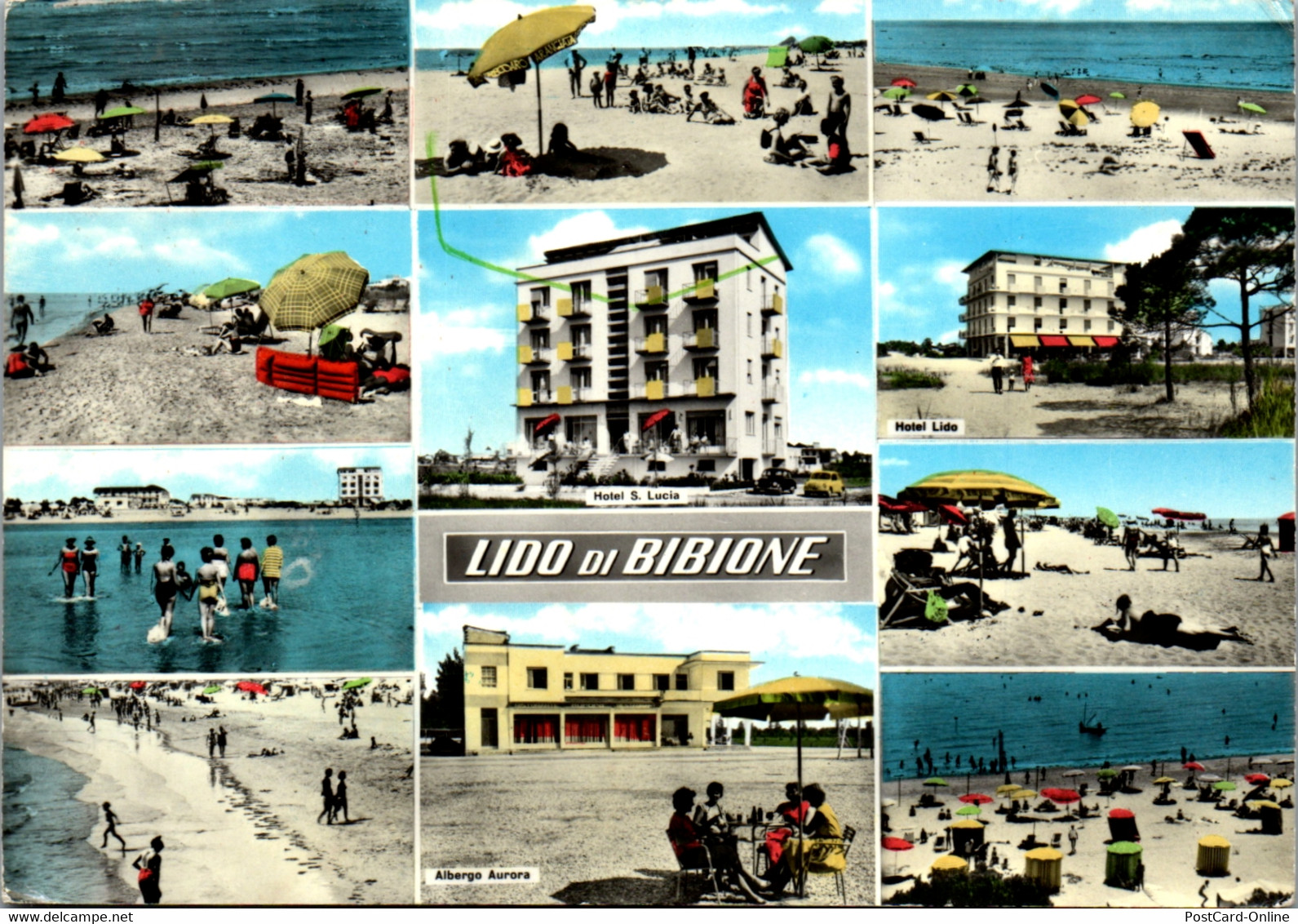 22355 - Italien - Bibione , Mehrbildkarte , Hotel Lido , Albergo Aurora - Venezia (Venice)