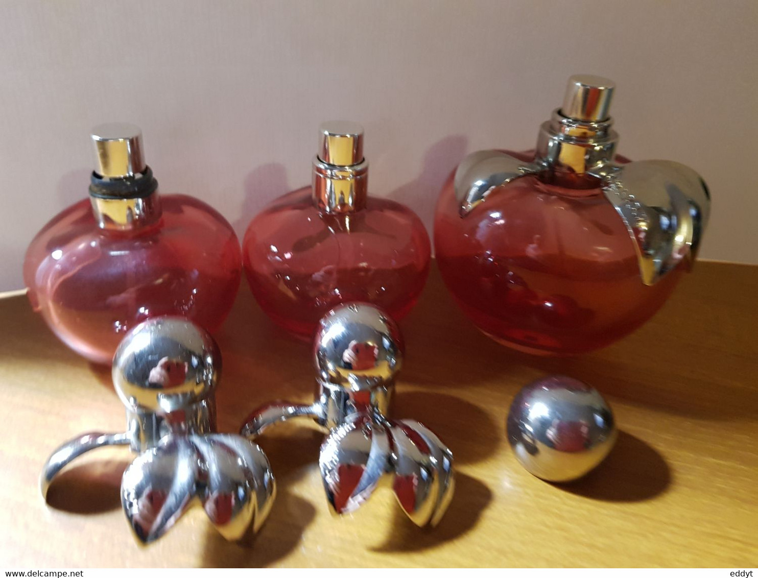 3 Flacons Parfum Vaporisateur  " XXXXXXXI PARIS " - Flacons Vides Collection - Frascos (vacíos)