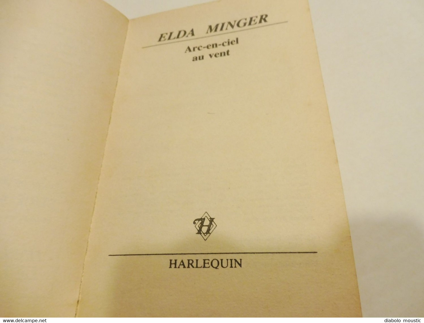 1986  ARC-EN-CIEL AU VENT Par Elda Minger  (Collection Harlequin) - Andere & Zonder Classificatie