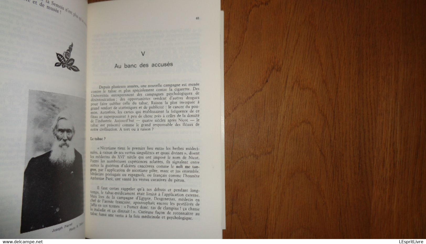 LE TABAC DE LA SEMOIS  Albert MONIN Régionalisme Ardenne Culture Alle Sur Semois Vresse Tobacco Livre Epuisé Tabagie