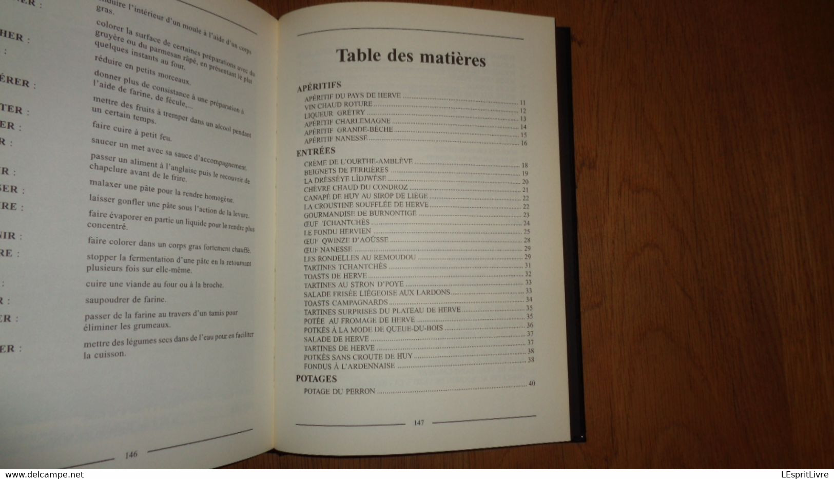 QUAND LE PAYS DE LIEGE SE MET A TABLE Volume 2 Delairesse Régionalisme Gastronomie Cuisine Herve Ardenne Recettes Plats - Belgique