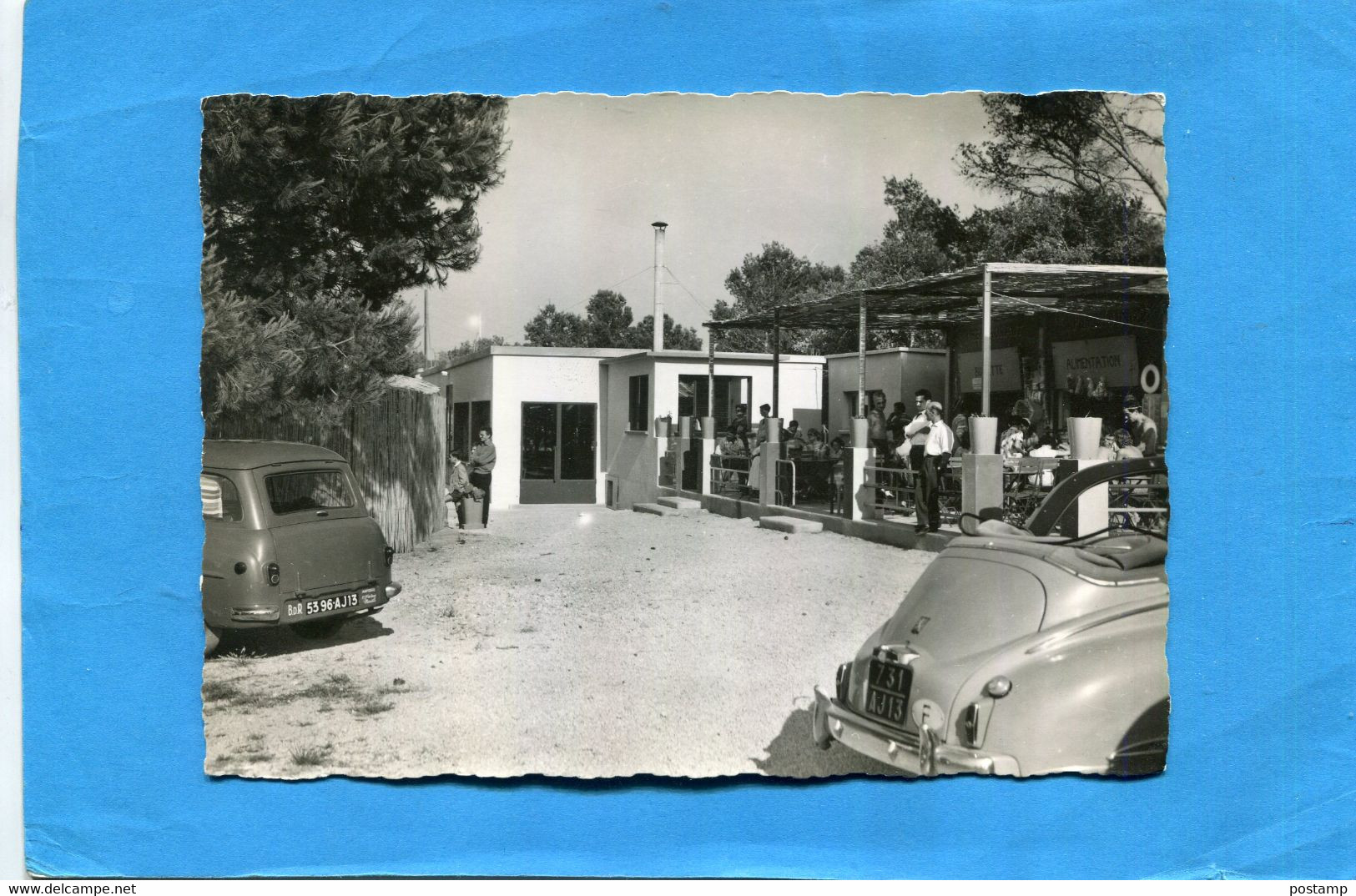 La COURONNE- La Baumaderie -camping ""pascalounet" "gros Plan Animé La Pizzeria-années 60 éditionRyner - Altri & Non Classificati