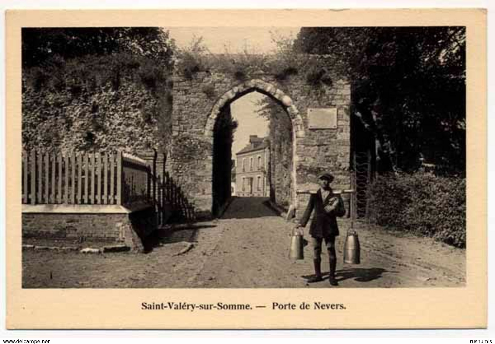 FRANCE - [80] - SAINT VALERY SUR SOMME PORTE DE NEVERS - Saint Valery Sur Somme