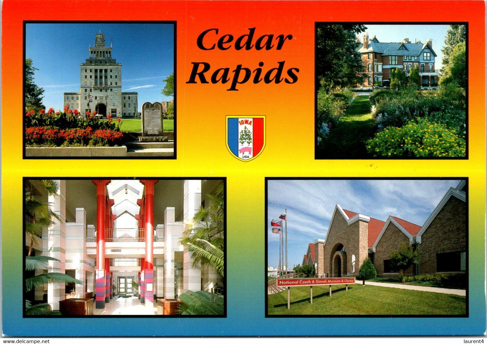 (4 C 10) USA - Cedar Rapids (16.5 X 11.5 Cm) - Cedar Rapids