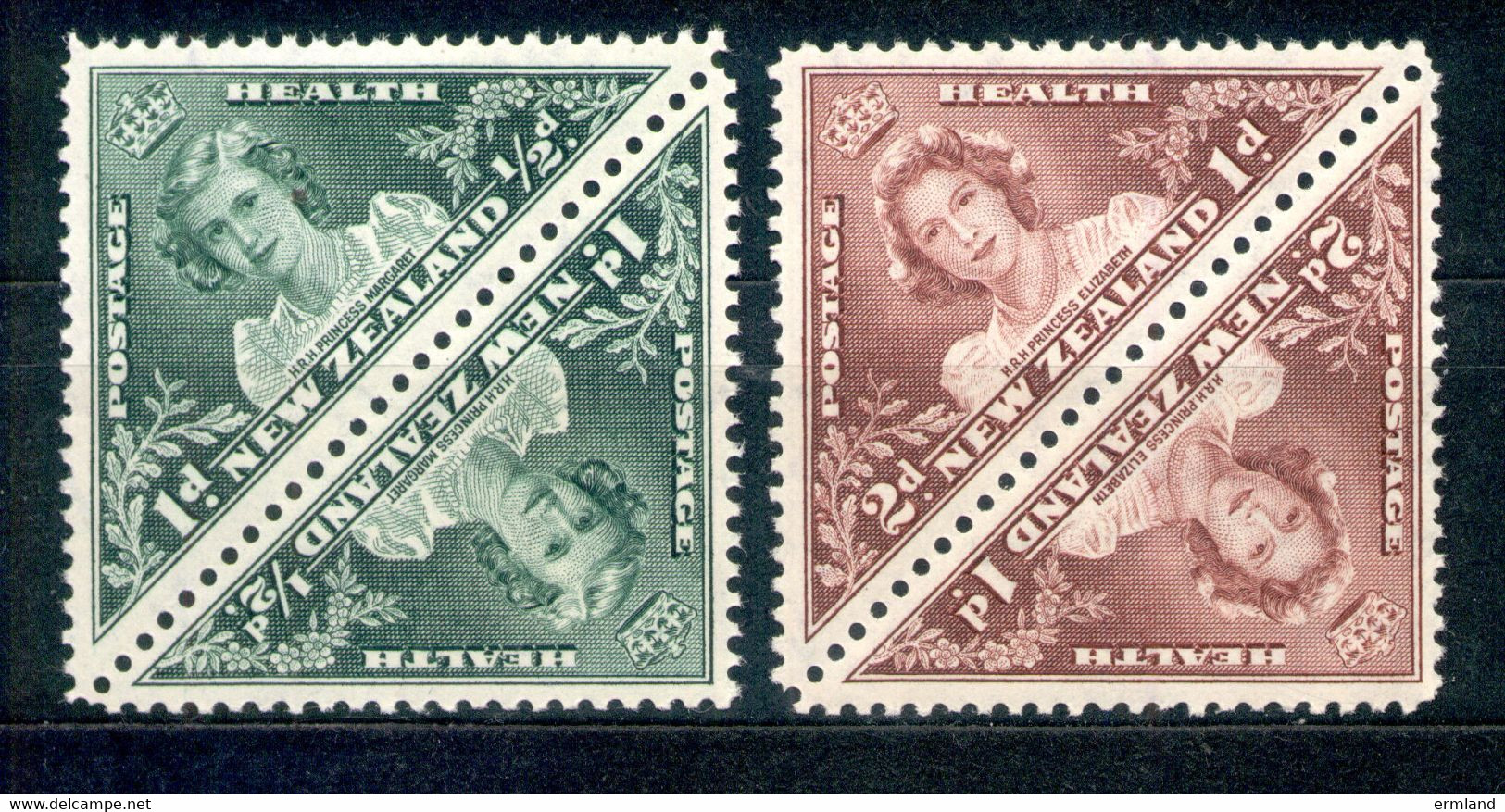 Neuseeland New Zealand 1943 - Michel Nr. 275 - 276 ** X 2 - Neufs