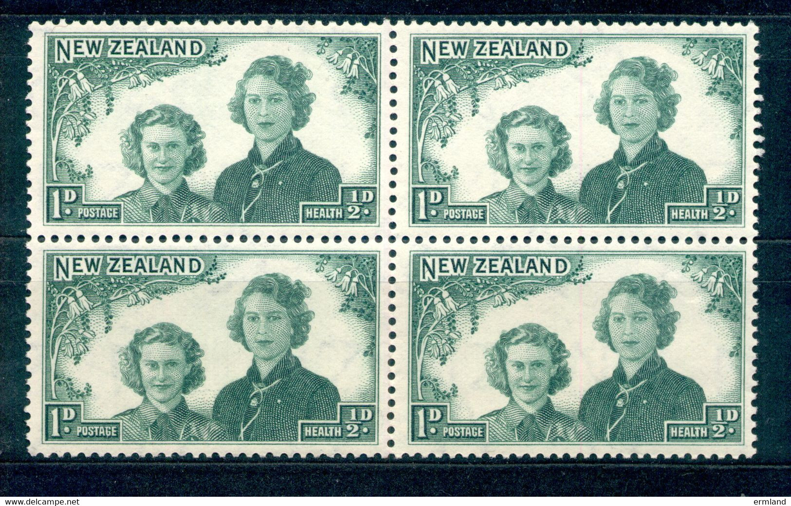 Neuseeland New Zealand 1944 - Michel Nr. 4 X 278 ** - Ungebraucht