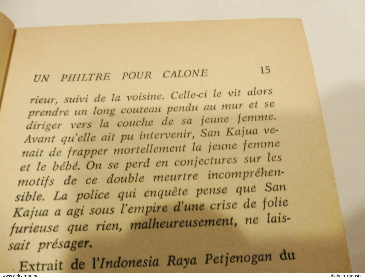 1968  UN PHILTRE POUR CALONE  - Par Alain Page (éditions Fleuve Noir ) - Fleuve Noir