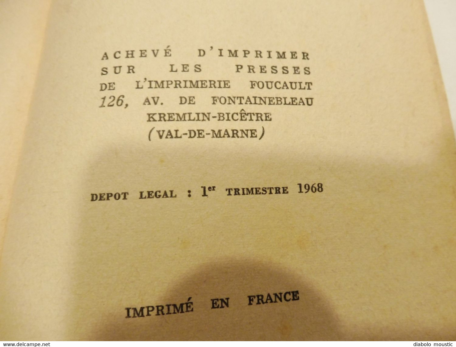 1968  UN PHILTRE POUR CALONE  - par Alain Page (éditions Fleuve Noir )