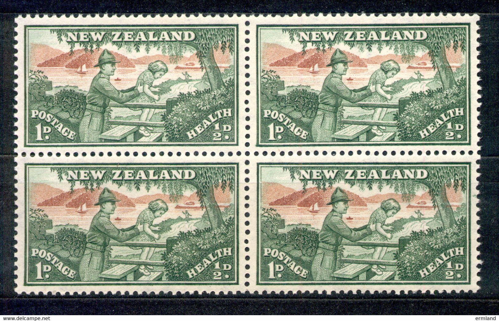Neuseeland New Zealand 1946 - Michel Nr. 4 X 293 ** - Unused Stamps
