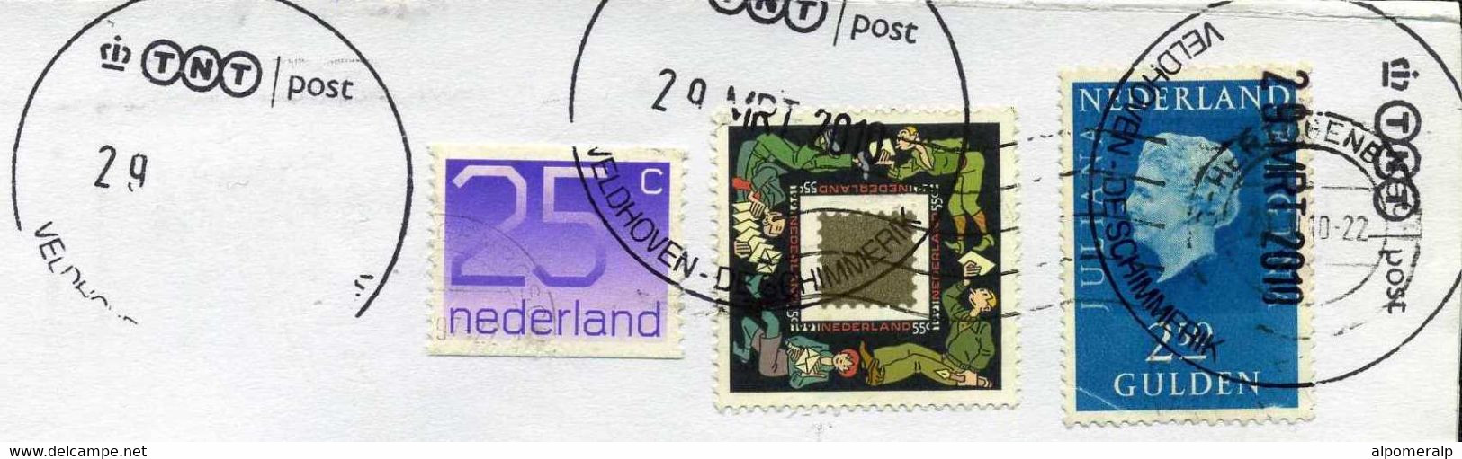 Netherlands Veldhoven 2010 Priority Mail Cover Used To Turkey | Mi 1426 Cartoons, Christmas, Comics - Briefe U. Dokumente