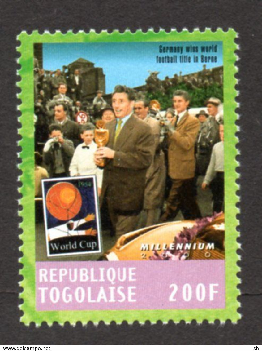 Football - Worldcup 1954 Berne - Coupe Monde - Germany - Allemagne - Deutchland - TOGO 2000 - 1954 – Suisse
