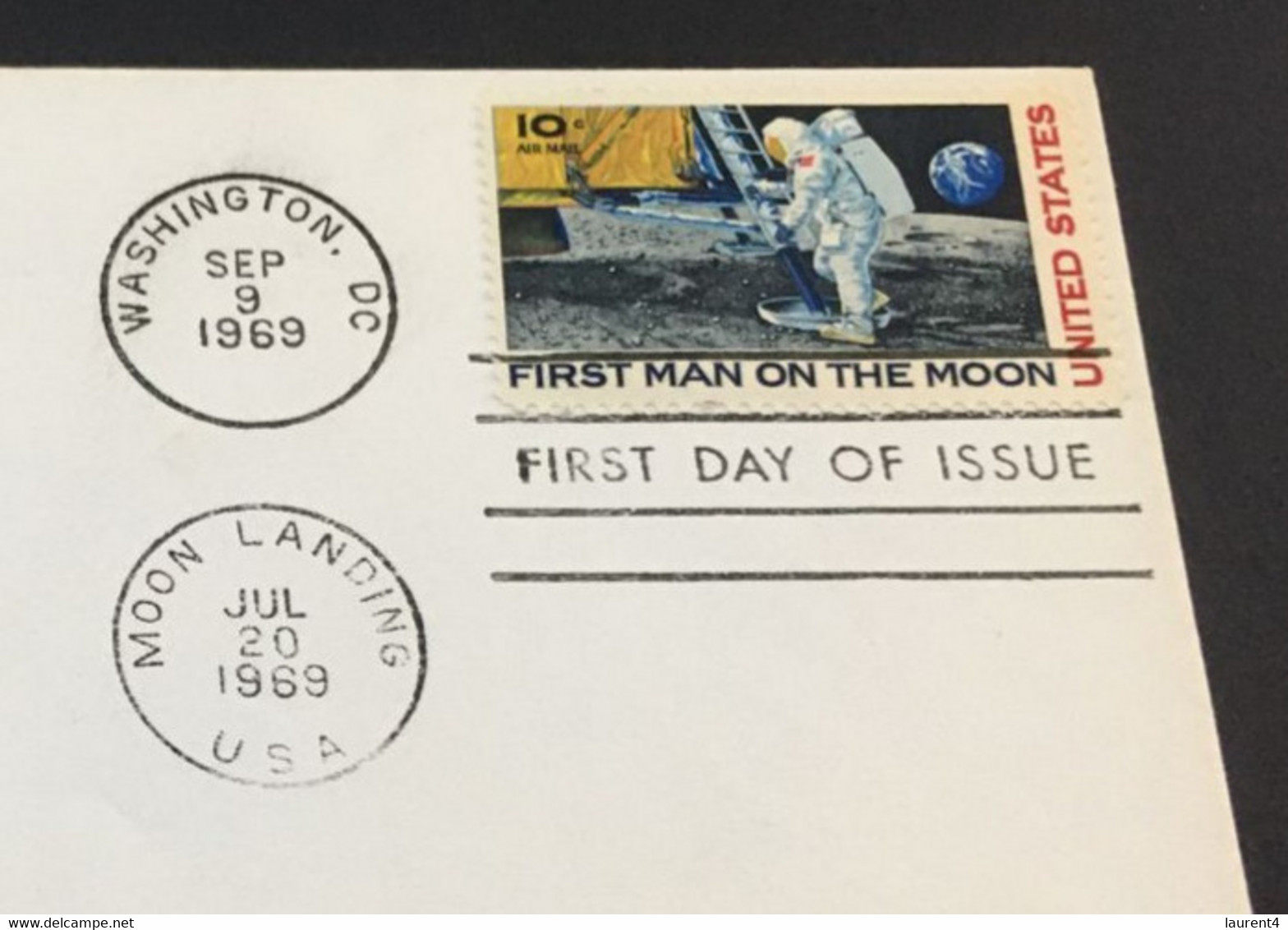 (4 C 12) USA FDC Cover - Premier Jour Des USA - 1969 - Apollo 11 Mission - Amérique Du Nord