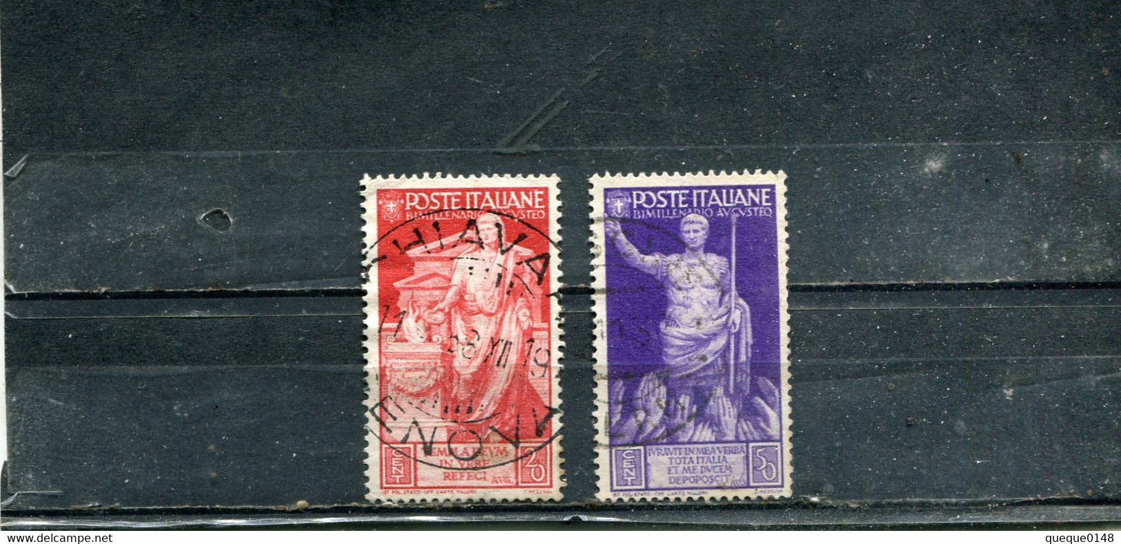 Italie 1937 Yt 398 401 Bimillénaire De La Naissance De L'empereur Auguste - Usati