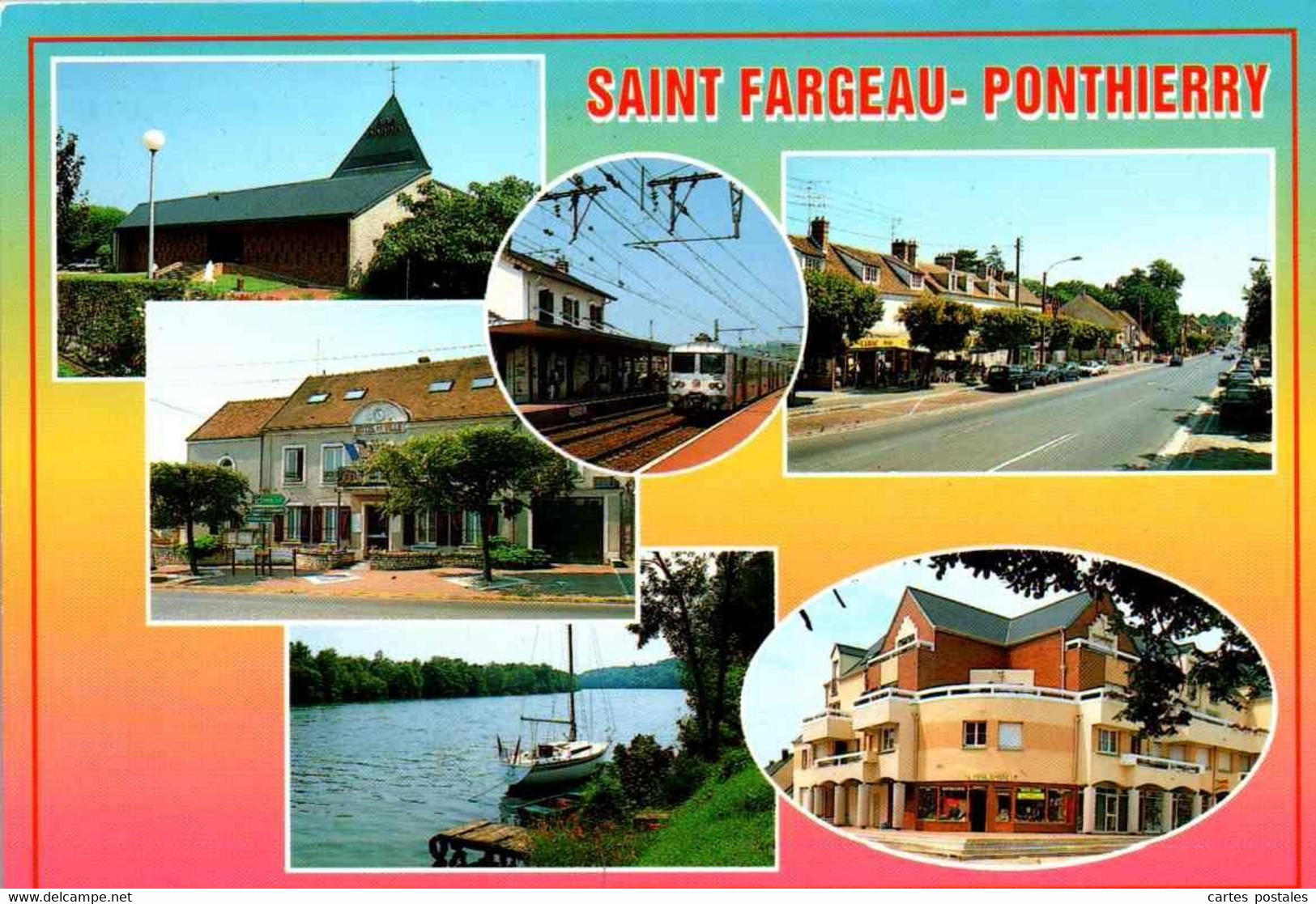 * SAINT FARGEAU PONTHIERRY Divers Aspects De La Ville - Saint Fargeau Ponthierry