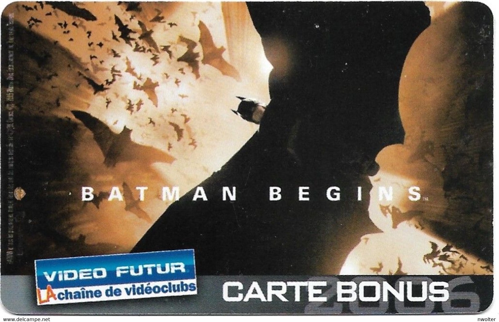 @+  Carte VIDEO FUTUR BONUS - Batman Begins - Video Futur