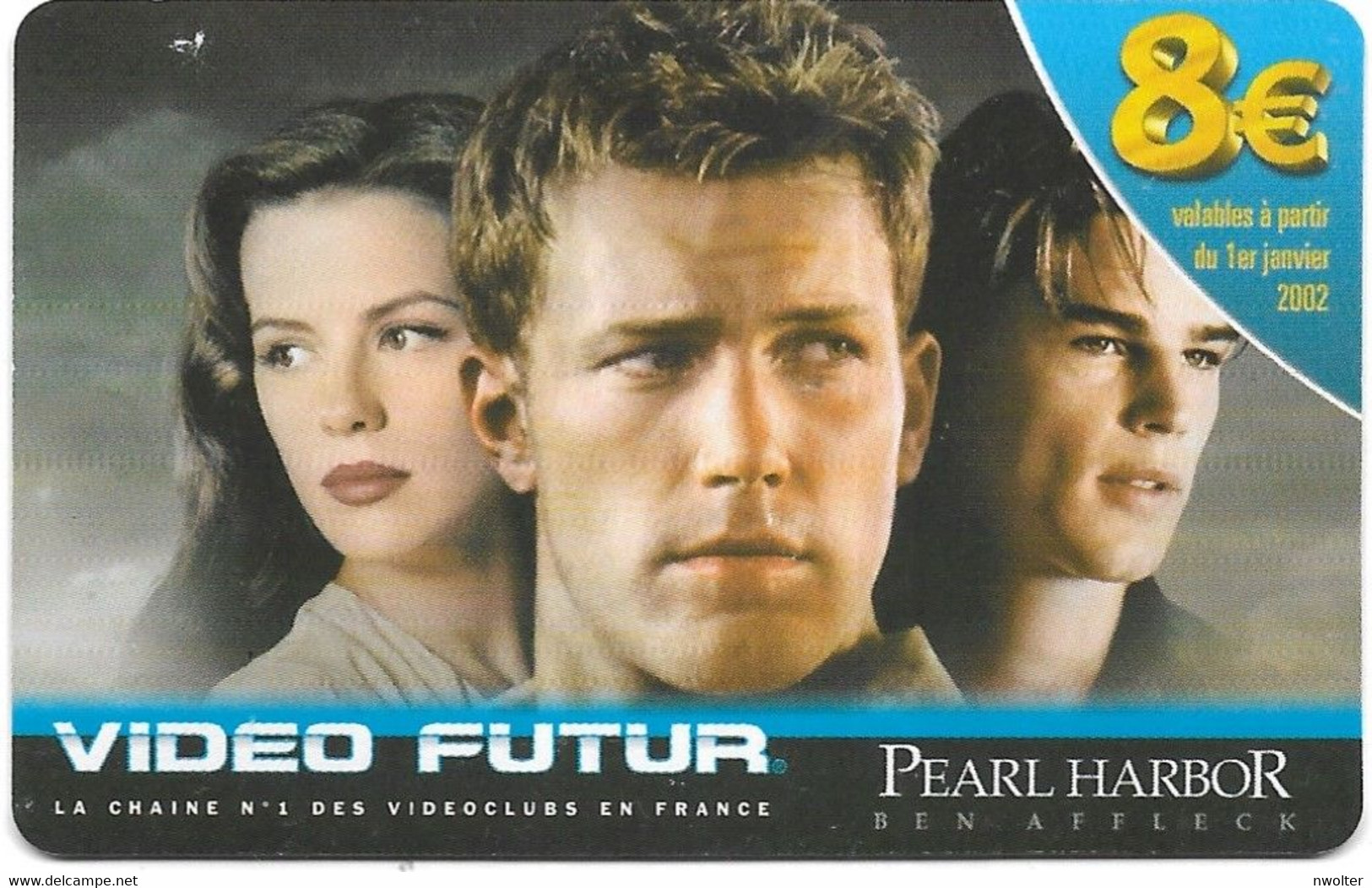 @+  Carte VIDEO FUTUR 8€ - Pearl Harbor - Video Futur