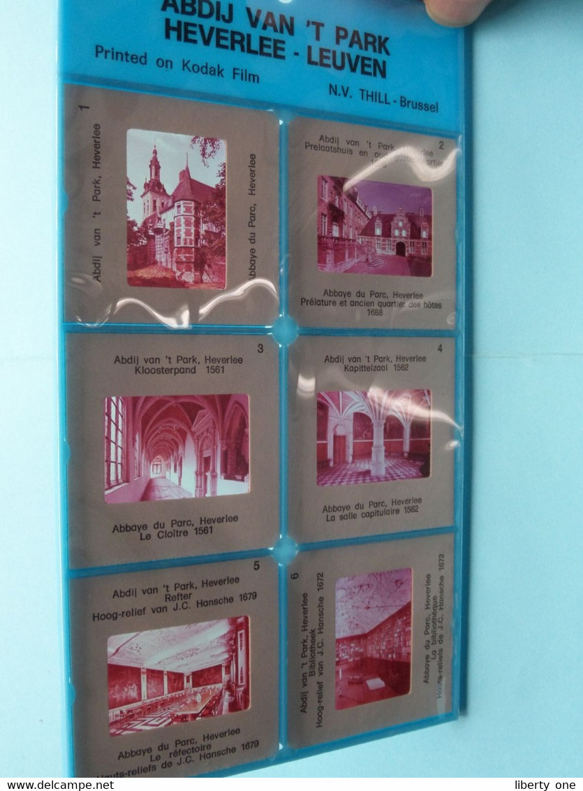 ABDIJ VAN 'T PARK > HEVERLEE - LEUVEN ( 6 Slides / Dia's ) Thill / Printed On Kodak Film ! - Dias