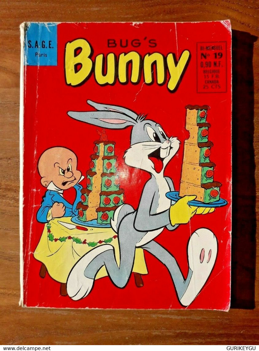 Bd Bug's Bunny N° 19 SAGE 1962 Daffy SYLVESTRE ET TITI Bip-bip COCHONNET Elmer - Sagédition