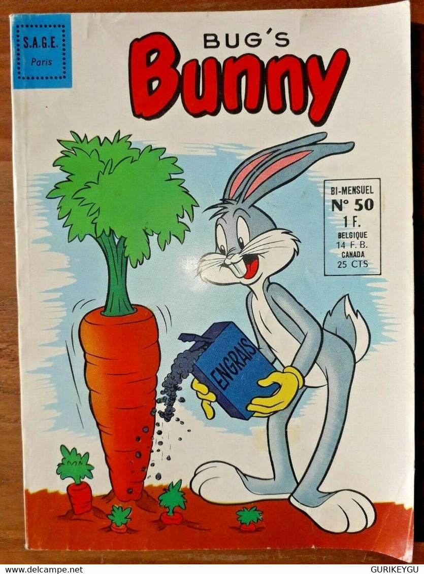 Bd Bug's Bunny N° 50  SAGE 1964 Daffy SYLVESTRE ET TITI Bip-bip COCHONNET Elmer - Sagédition